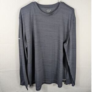 BCG XL Gray Long Sleeve Performance Shirt Mens Moisture Wicking Athletic Top
